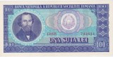 Bancnotă Rom&acirc;nia 100 Lei 1966 &ndash; Nicolae Bălcescu, Republica Socialistă Rom&acirc;nia