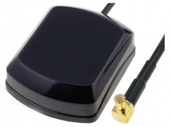 Antena interioară GPS MCX-B mufă &amp;icirc;n unghi 5m magnet foto