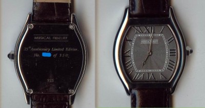 Ceas carcasă argint serie limitata mecanism cu baterie foto