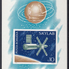 Romania 1974 - SKYLAB - Colita nedantelata - MNH