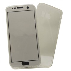 Husa de protectie Dual TPU Vers. 2 pentru Samsung Galaxy S7 Edge, transparenta