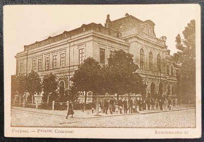 Focsani - Palatul Comunal - Kommandatur - printata, necirculata, Depozitul I.Saraga si S.Schwartz foto