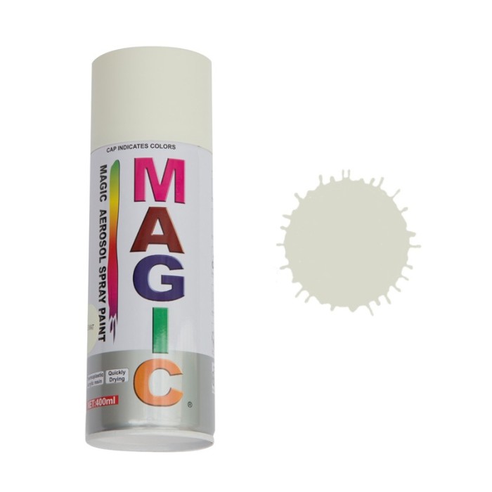 Spray vopsea MAGIC Alb mat , 400 ml. Kft Auto Spray vopsea MAGIC Alb mat , 400 ml. Kft Auto