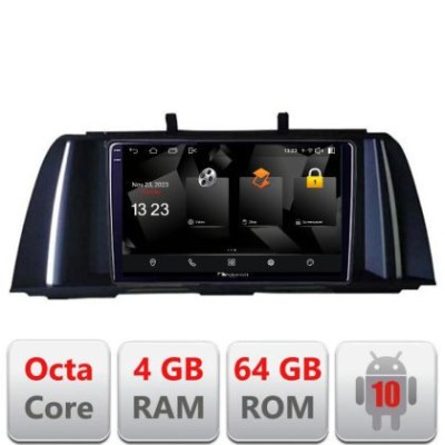 Navigatie Seria 5 F10 2010-2012 CIC Android Octa Core 720p 4+64 DSP 360 camera carplay android auto CarStore Technology foto