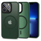 Husa Tech-Protect Magmat MagSafe pentru Apple iPhone 13 Pro Verde Mat, Silicon, Carcasa
