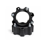 Distantier ATV 50 mm 4x156 centrare 131.2 cu 8 piulite M10x1.25 set 2 bucati aluminiu forjat negru Cod: DST8008