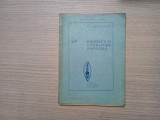 EMINESCU SI LITERATURA POPULARA - D. Murarasu (dedicatie-autograf) - 128 p., Alta editura