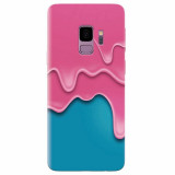 Husa silicon pentru Samsung S9, Pink Liquid Dripping