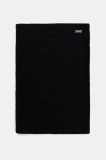 POC fular cu l&acirc;nă culoarea negru, uni, 64310