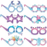 Set 8 Perechi de Ochelari Sirena, Cyrax, Colectia Mermaid, Multicolor