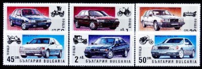 C4524 - Bulgaria 1992 - Automobile 6v.neuzat,perfecta stare foto