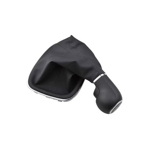 Maner si manson schimbator auto imitatie piele compatibil Opel Corsa D 2006-2014 cu 2 adaptoare pentru 5 si 6 viteze Cod: SC-114 Automotive TrustedCar