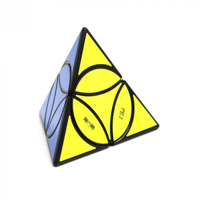 Cub Magic 3x3x3, QiYi Coin Tetrahedron Pyraminx , Black, 301CUB