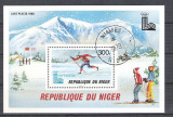 Niger 1979 Sport, perf. sheet, used R.066, Stampilat