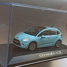 Macheta Citroen C3 Mk2 bleu 2009 - Norev 1/43