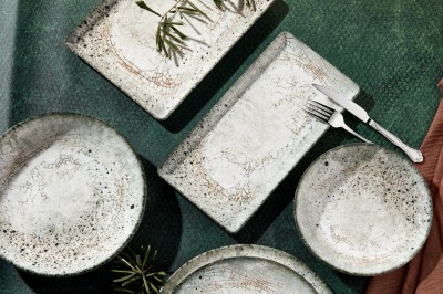 Rinart Placa de service - Sedir - Por&amp;Aring;&amp;pound;elan - 30x18 cm - set de 2 foto