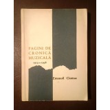 Emanoil Ciomac - Pagini de cronică muzicală 1915-1938