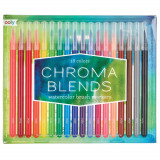 Carioci acuarele cu pensula, Chroma Blends, set de 18