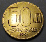 Monedă 50 lei 1991