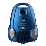 Aspirator cu sac Heinner, 700 W, 3 l, filtru HEPA, sac textil, tija telescopica, duza inclusa, Albastru