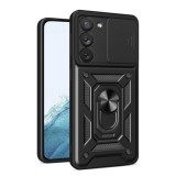 Husa telefon compatibila samsung galaxy s23 fe, camshield privacy, tech-h, negru
