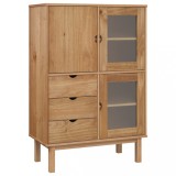 Cumpara ieftin Dulap inalt OTTA, 85x43x125 cm, lemn masiv de pin