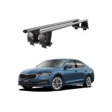 Bare transversale portbagaj auto aluminiu compatibile plafon neted Skoda Octavia IV NX 2020-> argintii sau negre Cod: CB200101 Kit-109
