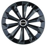 Cumpara ieftin Set 4 capace roti Fame Negru R16 pentru gama auto Daewoo, Autohelix MSA