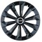 Set 4 capace roti Fame Negru R14 pentru gama auto Daewoo