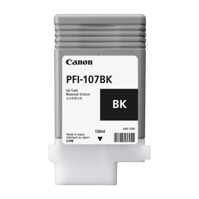 Cartus cerneala Canon PFI-107BK, black, capacitate 130ml, pentru Canon iPF680/685, foto