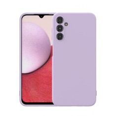 Husa silicon antisoc cu microfibra interior pentru Samsung Galaxy S23 Mov