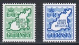 Guernsey 1989 - Ziua timbrului, Pereche NDT pe laturi, MNH