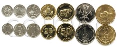 SV * Maldives SET 1-5-10-25-50 LAARI 1 - 2 RUFIYAA 2007 - 2008 - 2012 * +/- AUNC