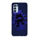 Husa compatibila cu Oppo A54 5G model Monstercat, Silicon, TPU, Viceversa, Transparent, Carcasa