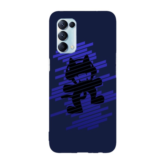 Husa compatibila cu Oppo A54 5G model Monstercat, Silicon, TPU, Viceversa