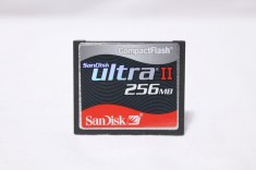 Card memorie CF Compact Flash SanDisk Ultra II 256 MB foto