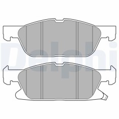 Set placute frana fata DELPHI, Ford Focus IV (Hn), 01.2018-, Focus IV Combi (Hp), 09.2018-, Fata; puntea fata
