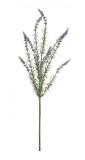 Cumpara ieftin Set 3 flori Lavanda artificiala mov verde 20x20x78 cm