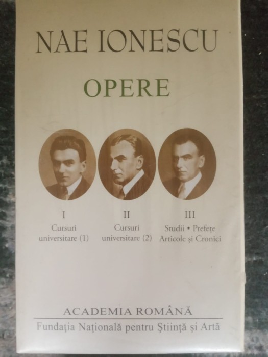 Nae Ionescu Opere