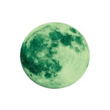 Sticker Fosforescent, Luna, Autoadeziv, 30cm, Verde, CBD CORAL BEST DEALS Verde 30 cm 30 cm 30 cm Verde 1 Sticker
