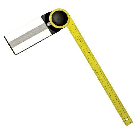Vinclu metalic unghiular cu scala metrica-gradata 350mm Vinclu metalic unghiular cu scala metrica-gradata 350mm
