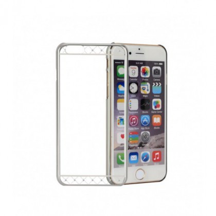 Husa Capac Astrum MC130 Apple iPhone 6 Silver Swarovski