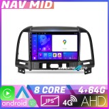 Navigatie Hyundai Santa Fe Android 12, 4GB RAM, 64GB, CarPlay, ecran 720P