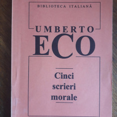 Cinci scrieri morale - Umberto Eco / R5P3F