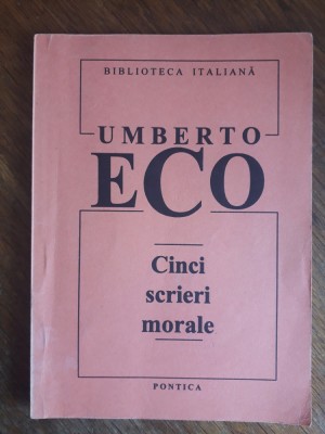 Cinci scrieri morale - Umberto Eco / R5P3F foto