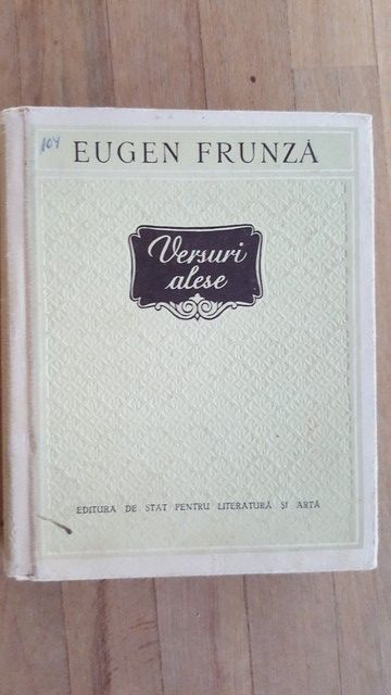 Versuri alese- Eugen Frunza