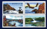 Suedia 2005 - Vederi, situri UNESCO, păsări, serie neuzata, in carnet