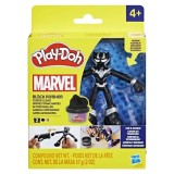 PLAY-DOH MARVEL FIGURINA FLEXIBILA CU ACCESORII BLACK PANTHER 10CM