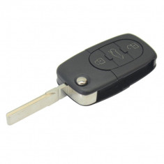 Carcasa Cheie Audi A4 3 Butoane Suport Baterie CR2032 AutoProtect KeyCars