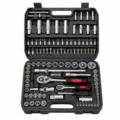 Set trusa chei 108 piese Campion, tubulare 1/4 inch si 1/2 inch, biti, prelungitoare, Crom-Vanadiu, solutia completa pentru profesionisti